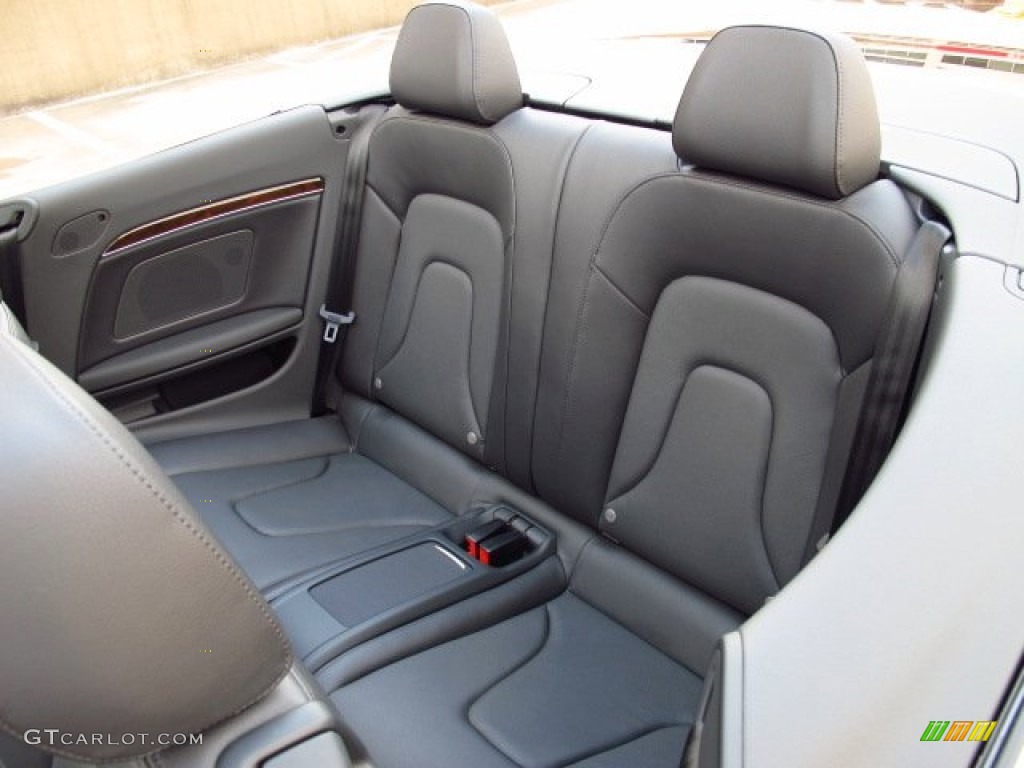 2014 Audi A5 2.0T quattro Cabriolet Rear Seat Photo #84876903