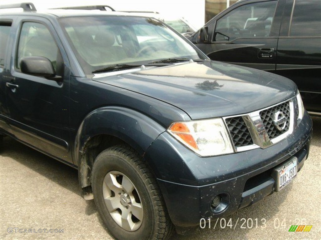 2007 Pathfinder S - Silverton Blue / Desert photo #2