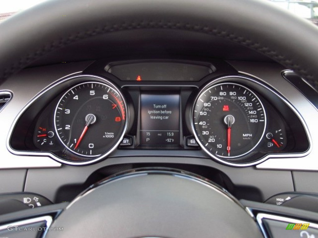 2014 Audi A5 2.0T quattro Cabriolet Gauges Photos