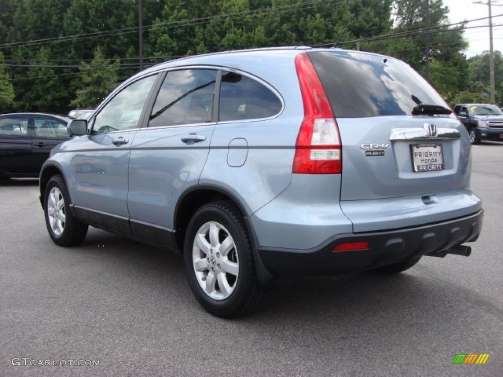 2009 CR-V EX-L - Glacier Blue Metallic / Gray photo #5