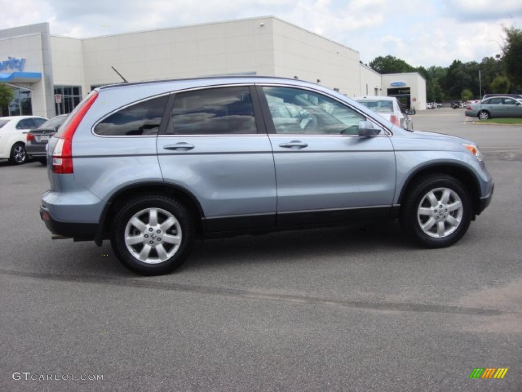 2009 CR-V EX-L - Glacier Blue Metallic / Gray photo #8