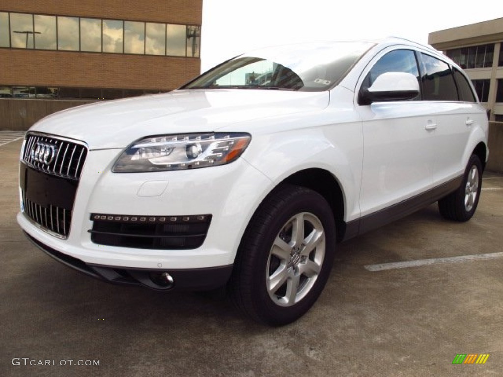 Glacier White Metallic 2014 Audi Q7 3.0 TFSI quattro Exterior Photo #84877334