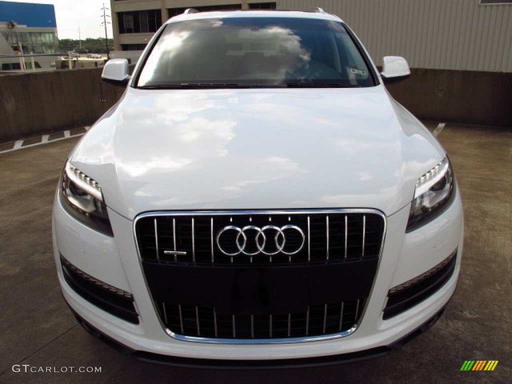 Glacier White Metallic 2014 Audi Q7 3.0 TFSI quattro Exterior Photo #84877358