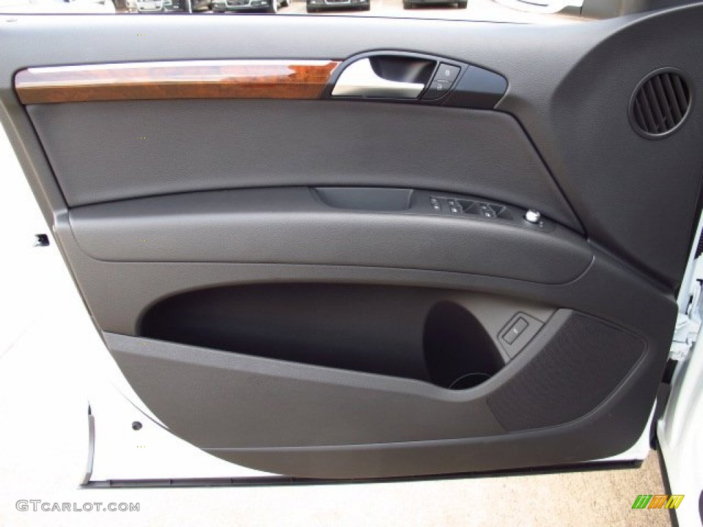 2014 Audi Q7 3.0 TFSI quattro Black Door Panel Photo #84877478
