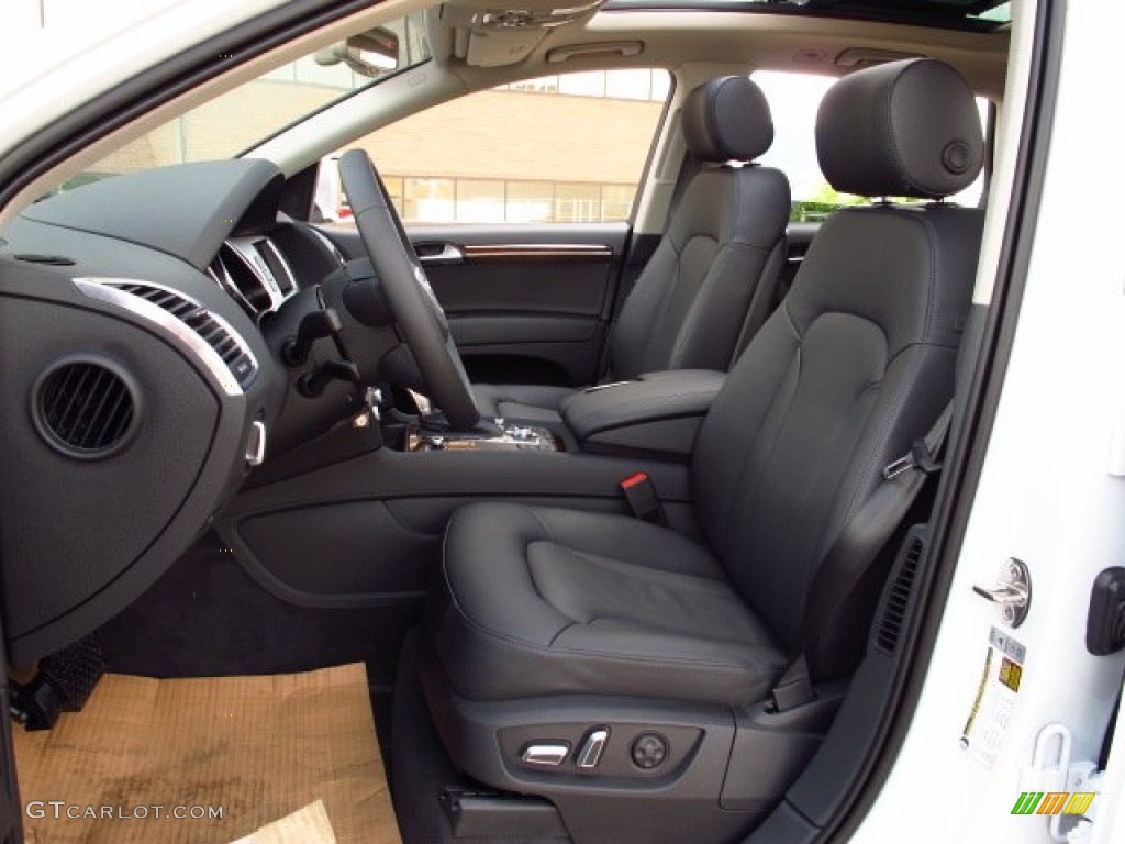 Black Interior 2014 Audi Q7 3.0 TFSI quattro Photo #84877502