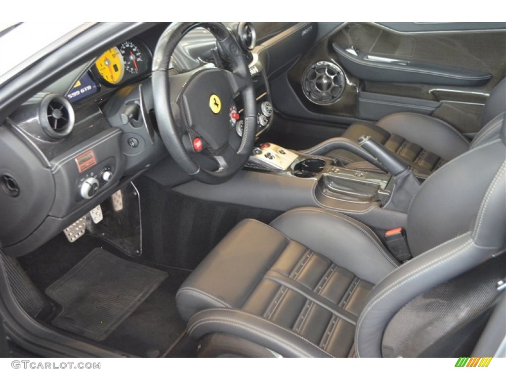 Black Interior 2008 Ferrari 599 GTB Fiorano F1 Photo #84877718