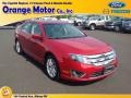 2010 Red Candy Metallic Ford Fusion SEL V6  photo #1