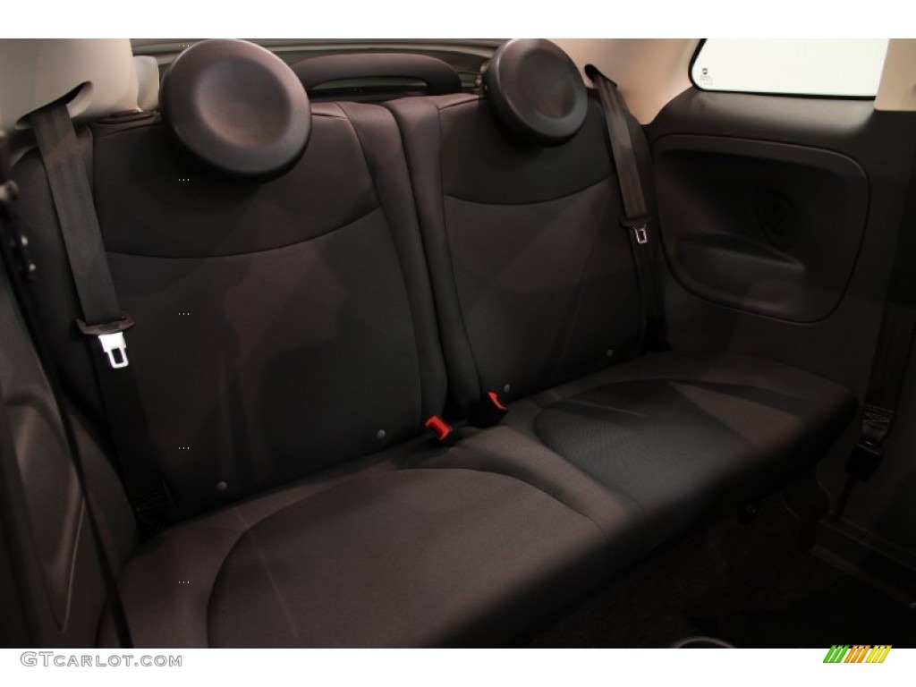 2012 Fiat 500 c cabrio Pop Rear Seat Photo #84878765