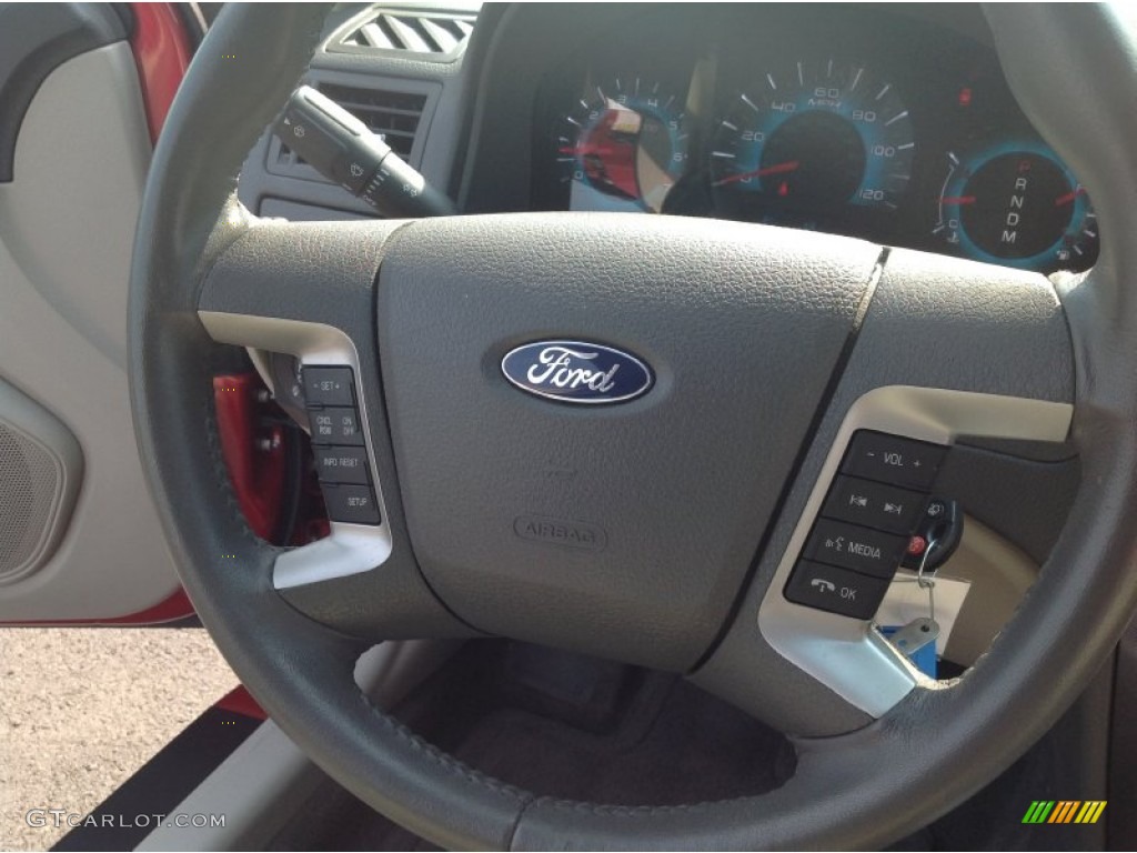 2010 Fusion SEL V6 - Red Candy Metallic / Charcoal Black photo #24