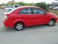 2010 Victory Red Chevrolet Aveo LT Sedan  photo #2