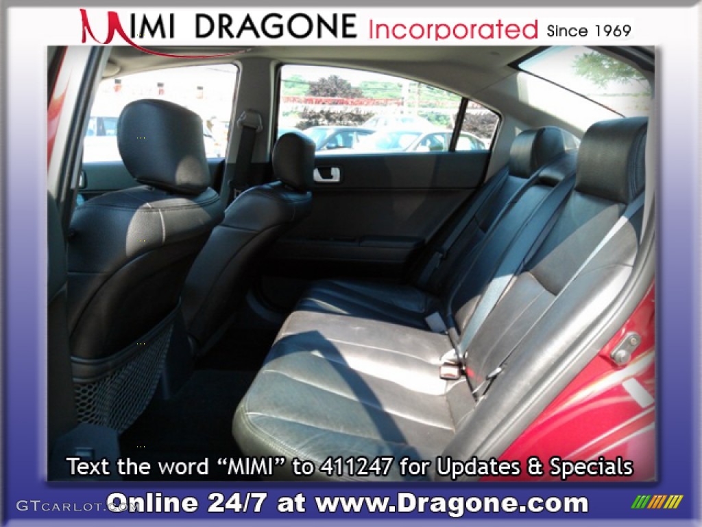 2006 Galant GTS V6 - Ultra Red Pearl / Black photo #12