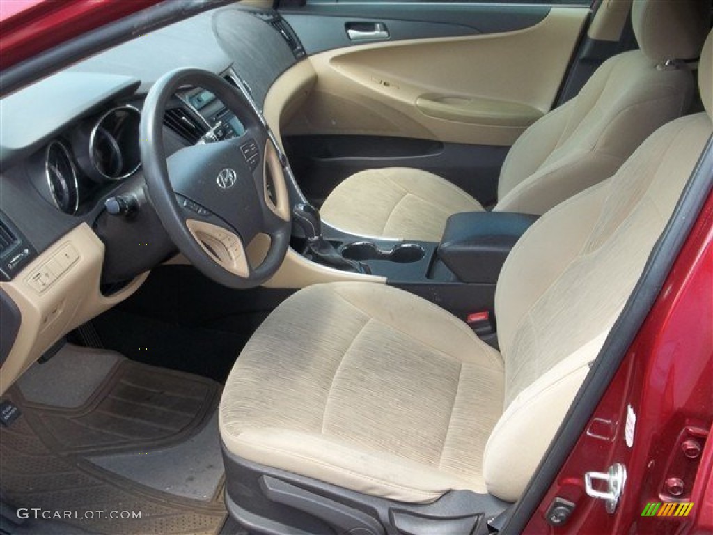2011 Sonata GLS - Venetian Red / Camel photo #2