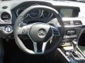 2014 Mercedes-Benz C AMG Black Interior Steering Wheel Photo