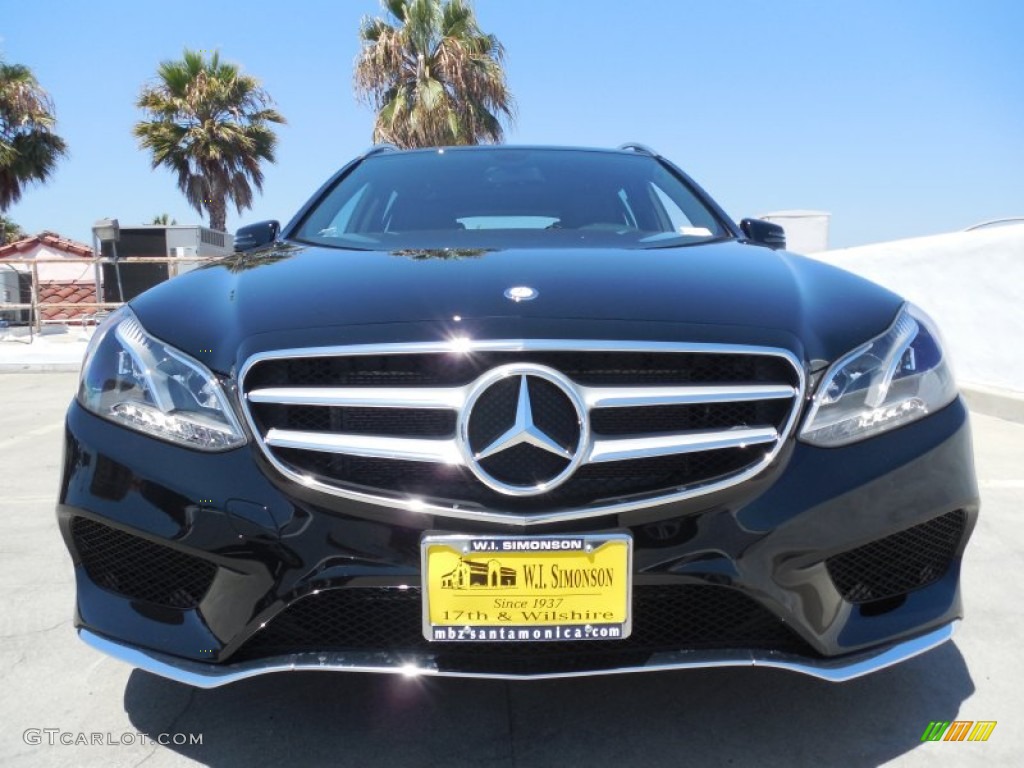 2014 E 350 4Matic Sport Wagon - Black / Black photo #2