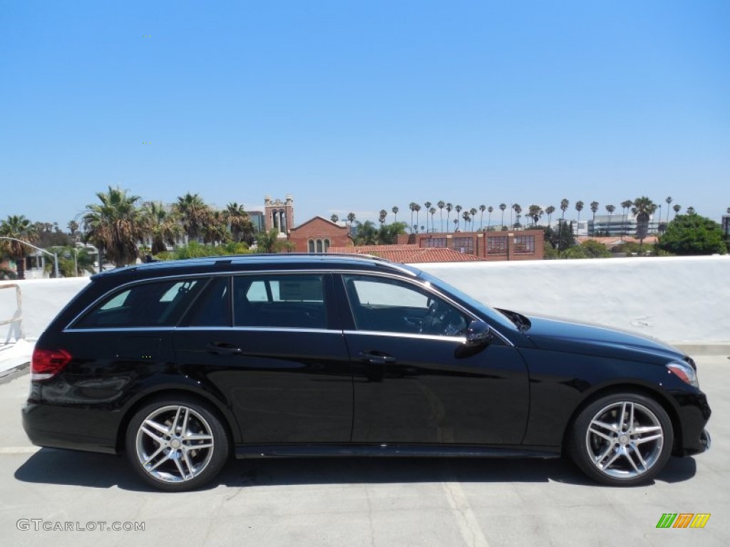 2014 E 350 4Matic Sport Wagon - Black / Black photo #3