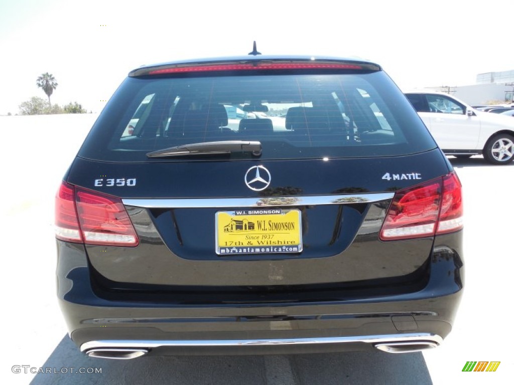 2014 E 350 4Matic Sport Wagon - Black / Black photo #5