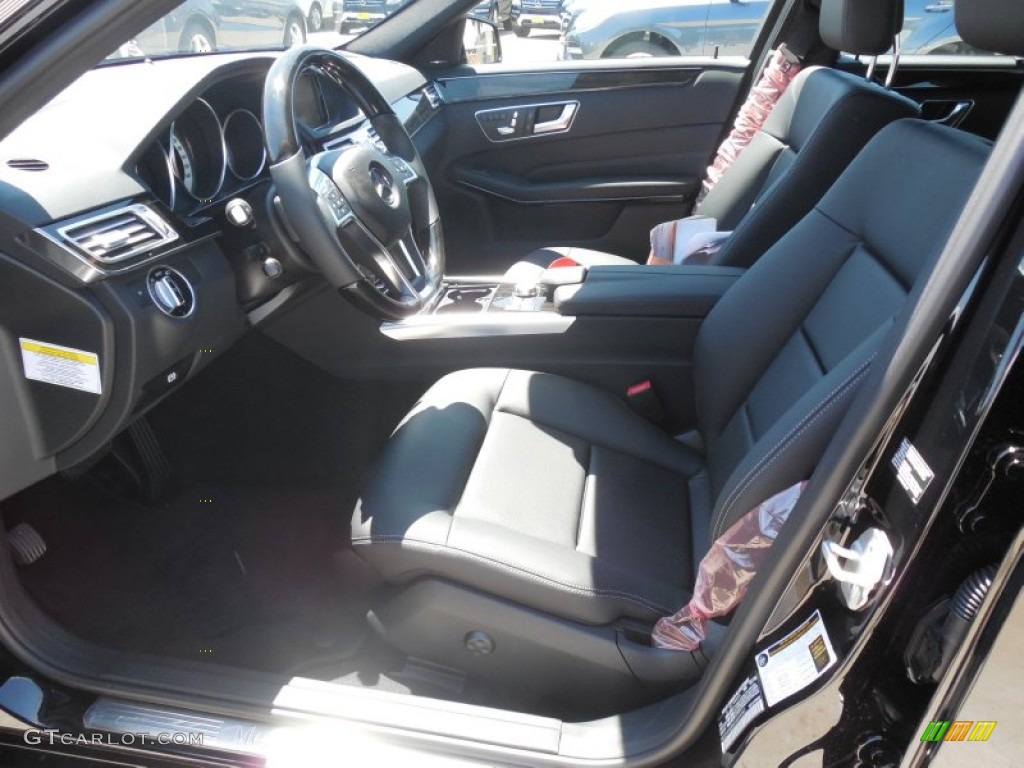 2014 E 350 4Matic Sport Wagon - Black / Black photo #7