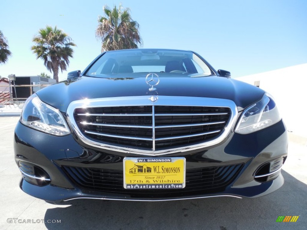 2014 E 350 Sedan - Black / Black photo #2