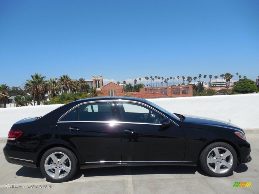 2014 E 350 Sedan - Black / Black photo #3