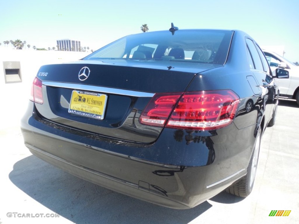 2014 E 350 Sedan - Black / Black photo #4