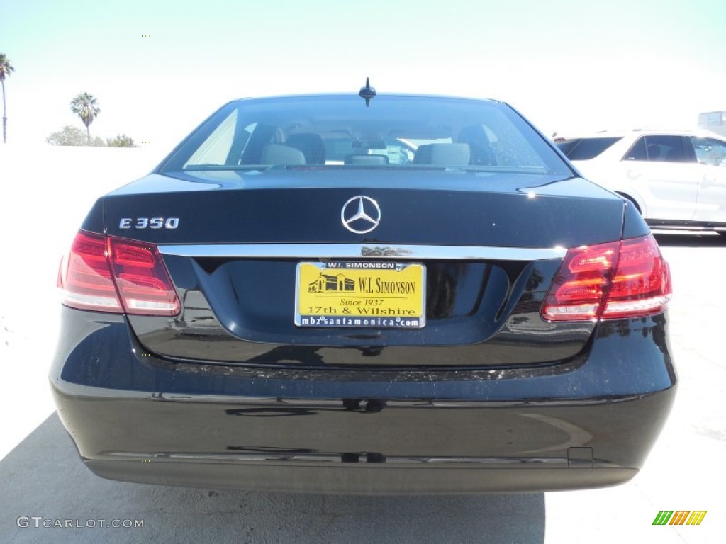 2014 E 350 Sedan - Black / Black photo #5