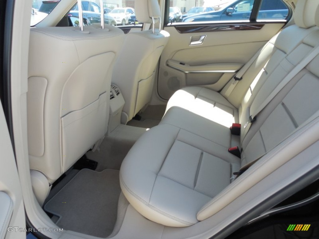 2014 E 350 Sedan - Black / Silk Beige/Espresso Brown photo #8