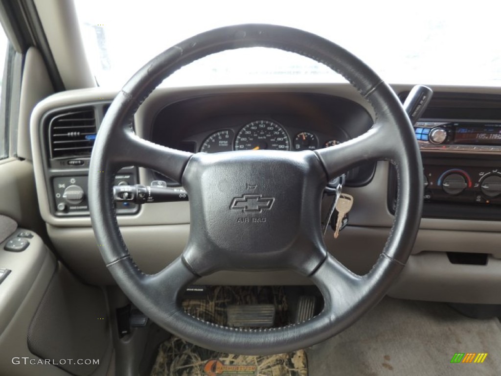 1999 Chevrolet Silverado 1500 LS Extended Cab Medium Gray Steering Wheel Photo #84883364