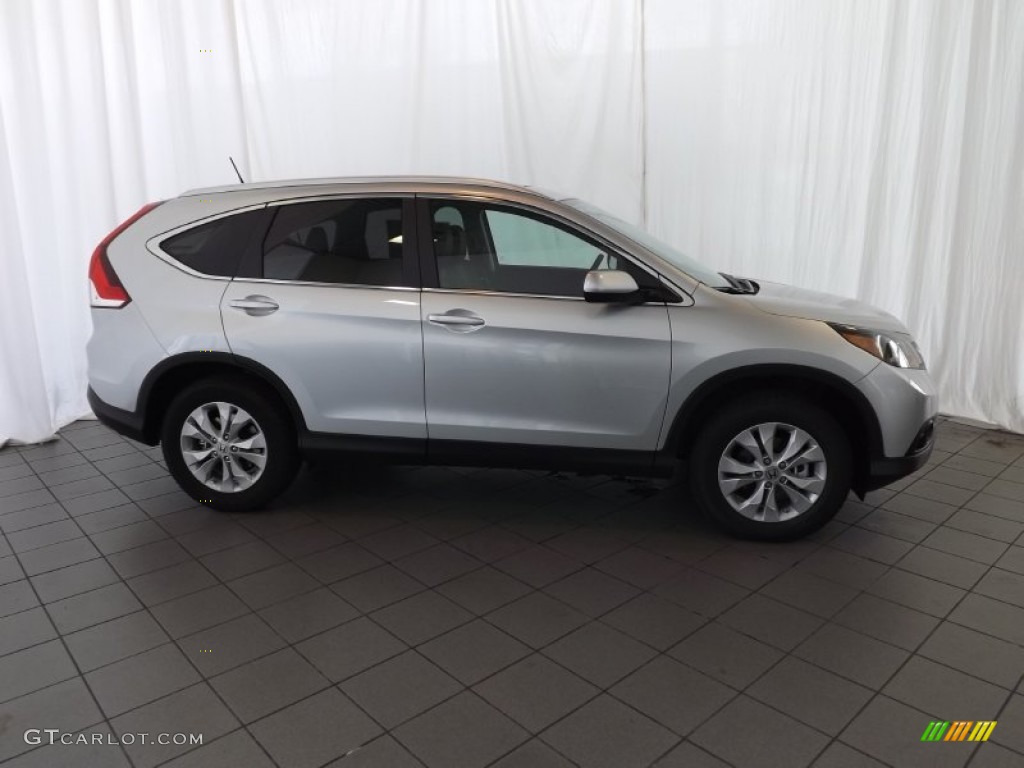 2013 CR-V EX-L - Alabaster Silver Metallic / Black photo #5