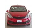 2013 Signal Red Kia Rio LX Sedan  photo #4