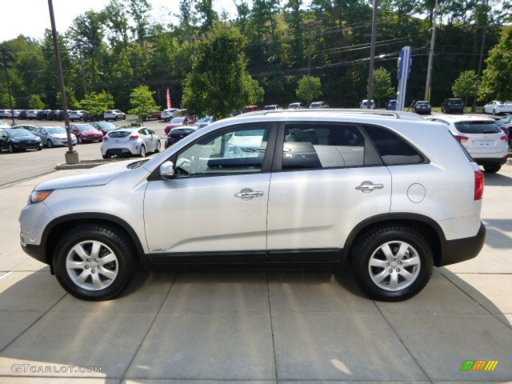 2012 Sorento LX AWD - Titanium Silver / Gray photo #5