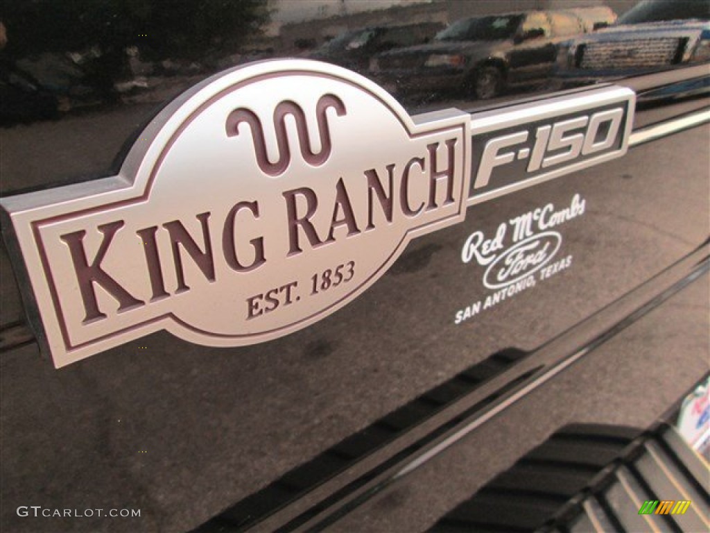 2010 F150 King Ranch SuperCrew 4x4 - Tuxedo Black / Chapparal Leather photo #6