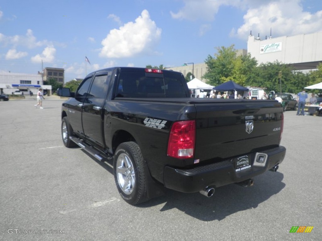 2012 Ram 1500 Sport Crew Cab 4x4 - Black / Dark Slate Gray photo #3