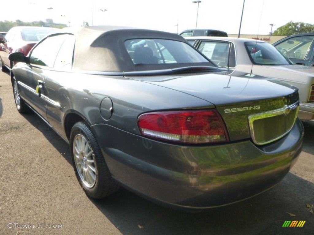 2004 Sebring LX Convertible - Graphite Metallic / Dark Slate Gray photo #4