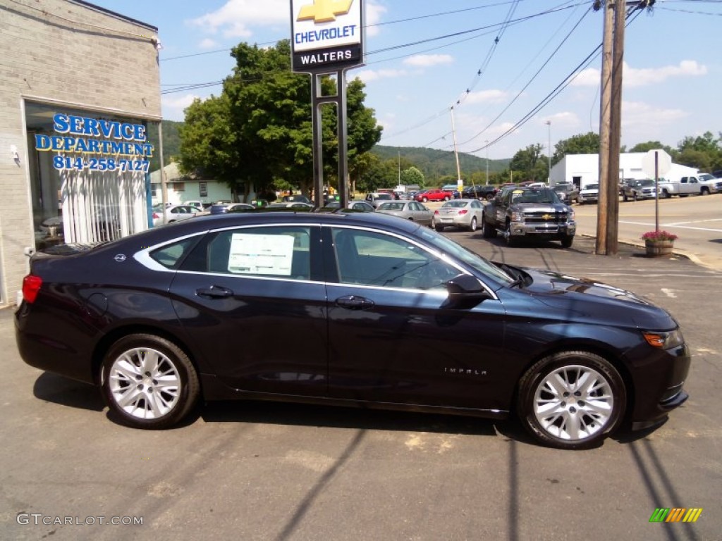 2014 Impala LS - Blue Ray Metallic / Jet Black/Dark Titanium photo #2