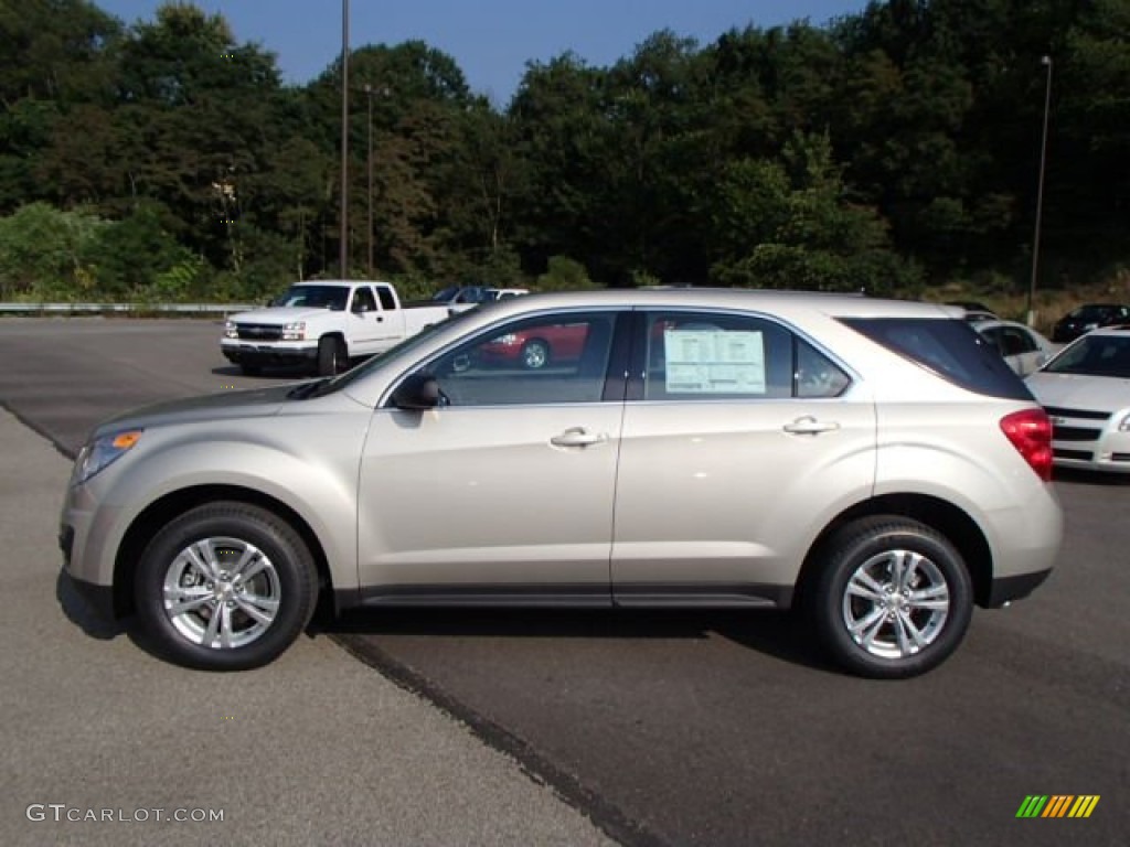 Champagne Silver Metallic 2014 Chevrolet Equinox LS AWD Exterior Photo #84888782