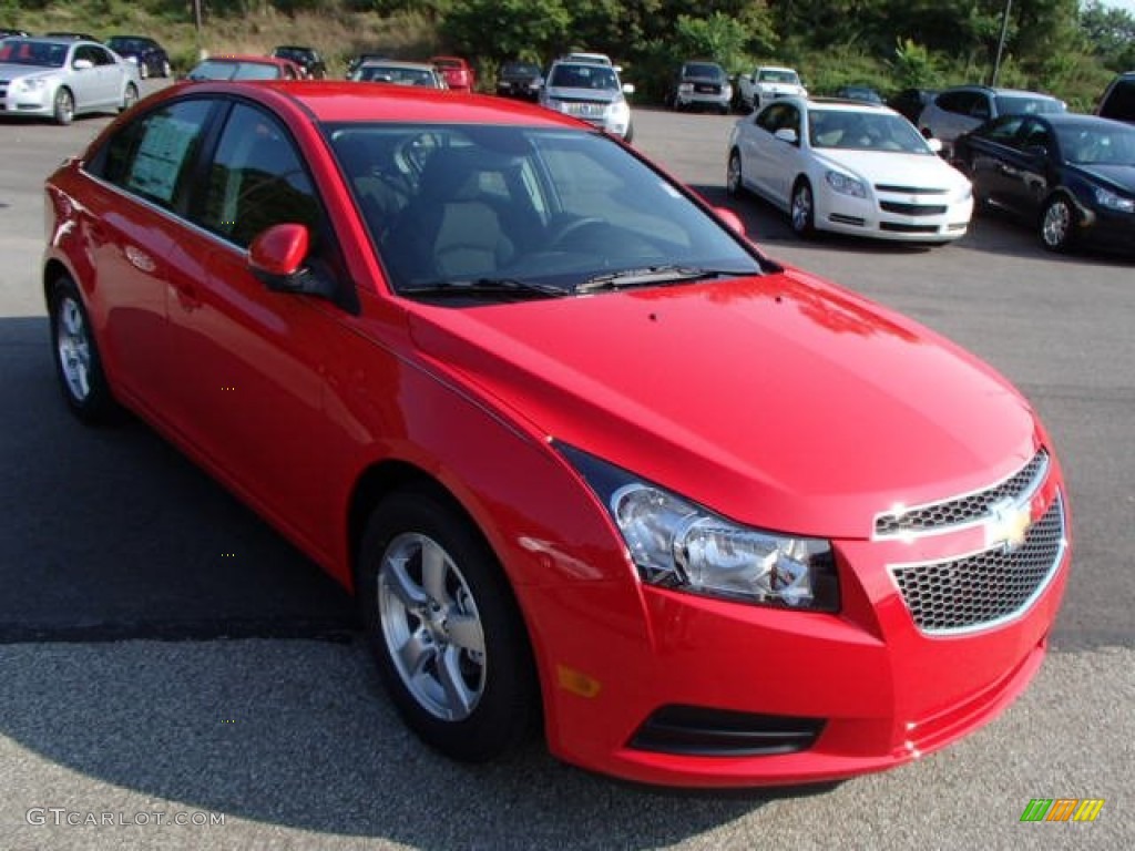 2014 Cruze LT - Red Hot / Jet Black photo #2