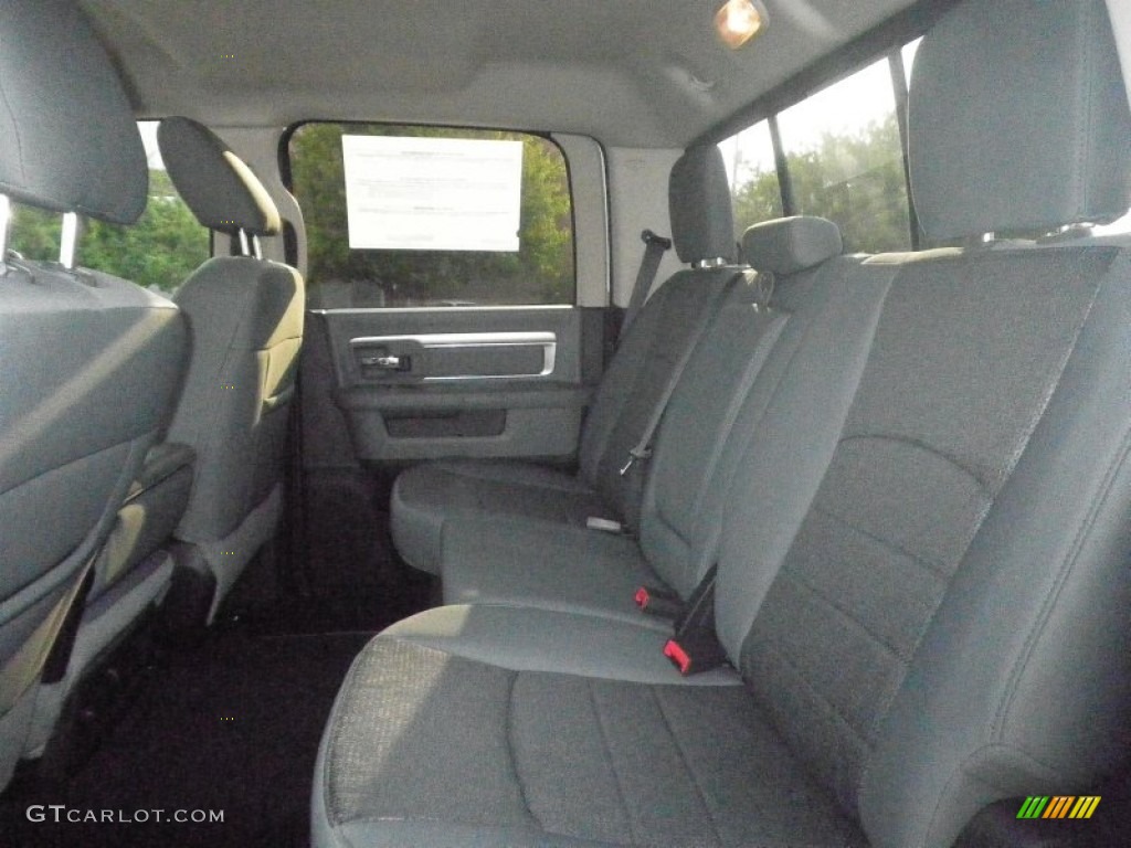 Black/Diesel Gray Interior 2014 Ram 1500 SLT Crew Cab 4x4 Photo #84889154