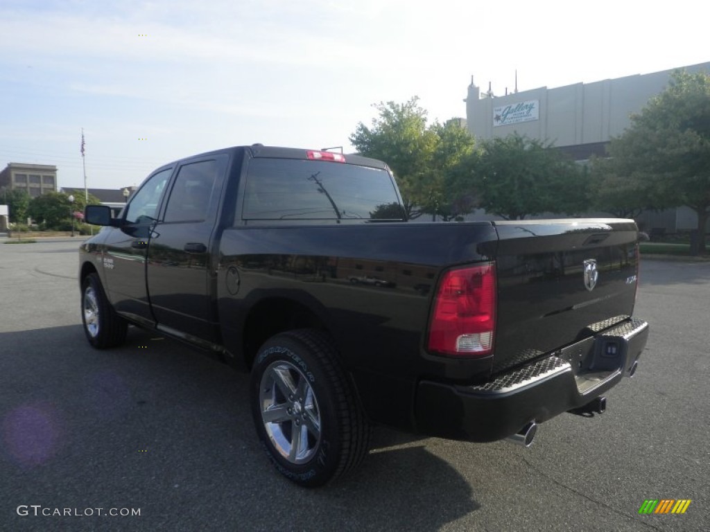 2014 1500 Express Crew Cab 4x4 - Black / Black/Diesel Gray photo #3