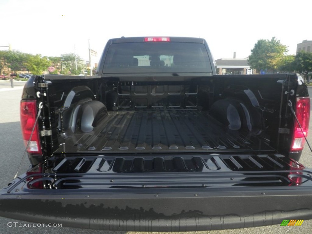 2014 1500 Express Crew Cab 4x4 - Black / Black/Diesel Gray photo #7