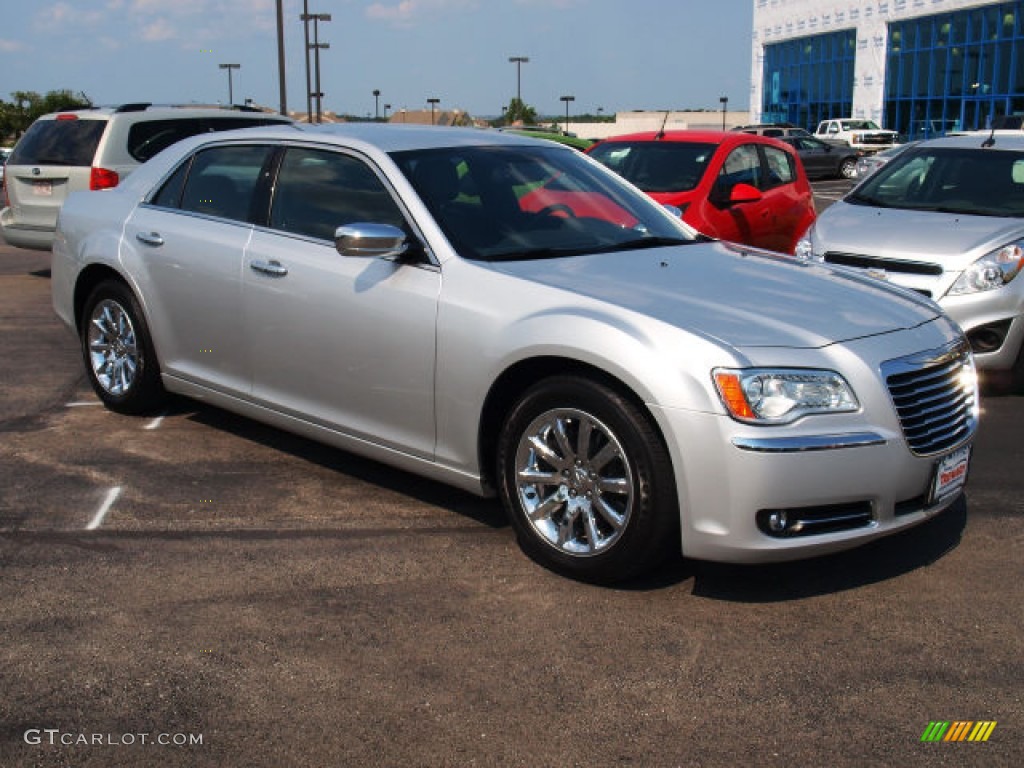 2012 300 Limited - Bright Silver Metallic / Black photo #2