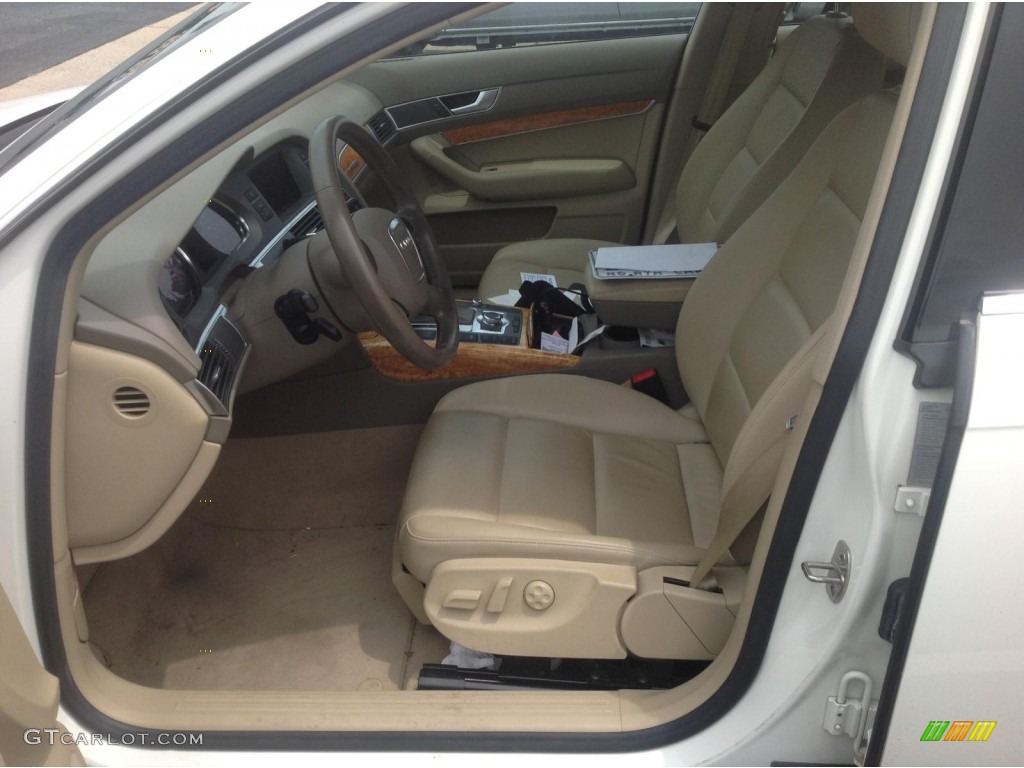 2005 A6 3.2 quattro Sedan - Arctic White / Beige photo #7