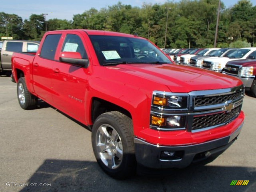2014 Silverado 1500 LT Crew Cab 4x4 - Victory Red / Jet Black photo #2