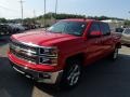 2014 Victory Red Chevrolet Silverado 1500 LT Crew Cab 4x4  photo #4