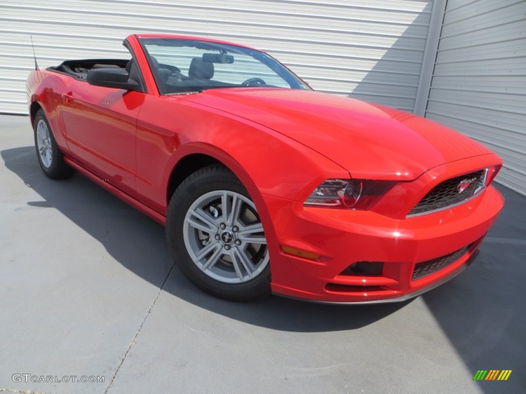 Race Red 2014 Ford Mustang V6 Convertible Exterior Photo #84890878
