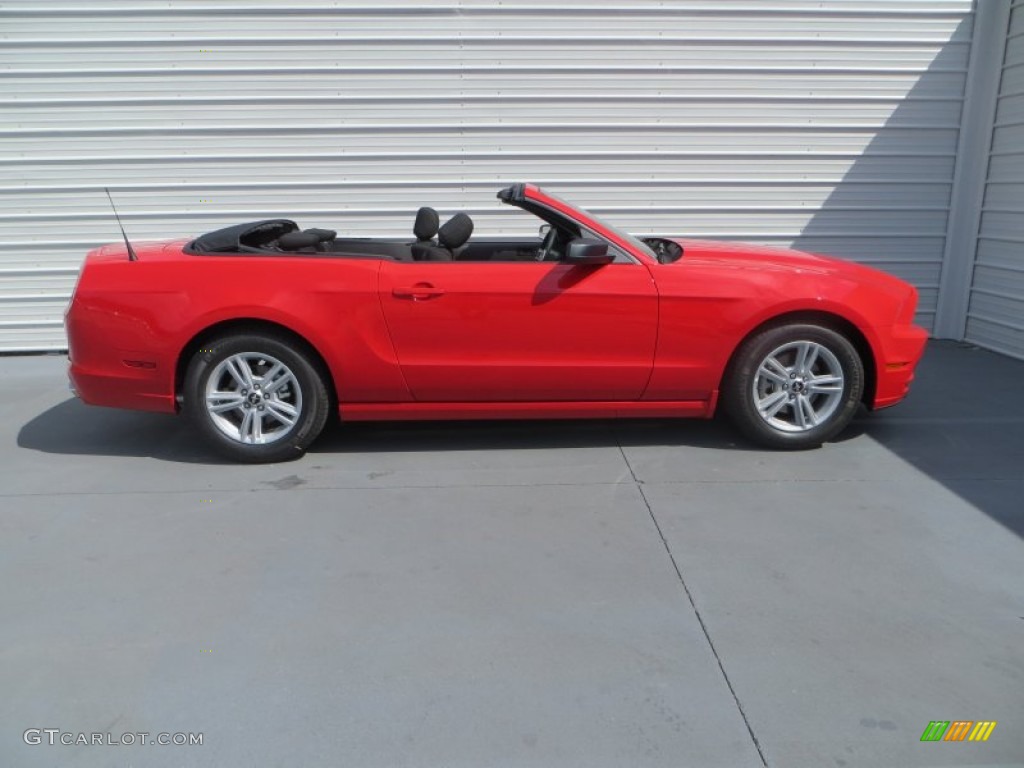 Race Red 2014 Ford Mustang V6 Convertible Exterior Photo #84890921