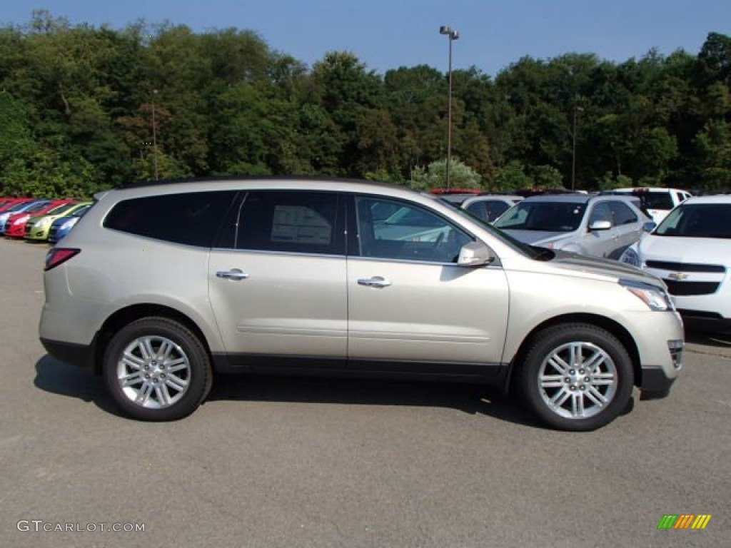 2014 Traverse LT AWD - Champagne Silver Metallic / Ebony photo #1