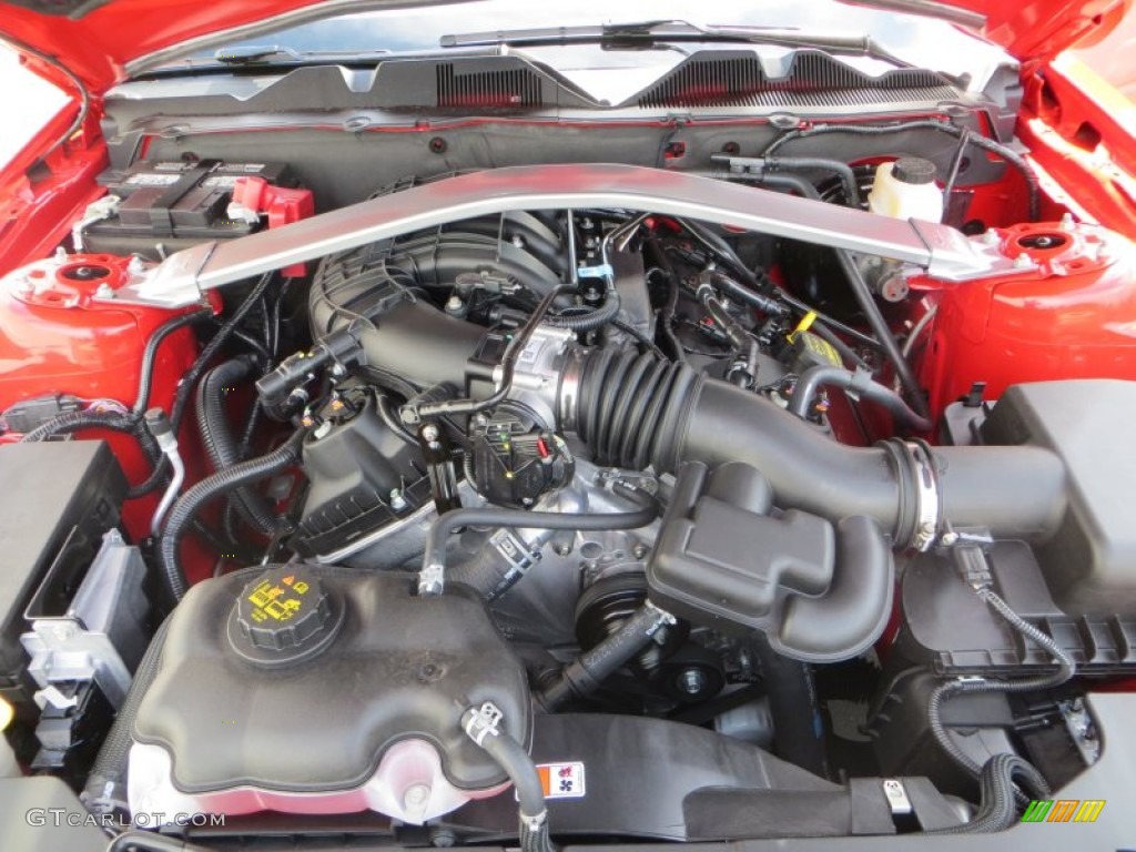 2014 Ford Mustang V6 Convertible 3.7 Liter DOHC 24-Valve Ti-VCT V6 Engine Photo #84891146