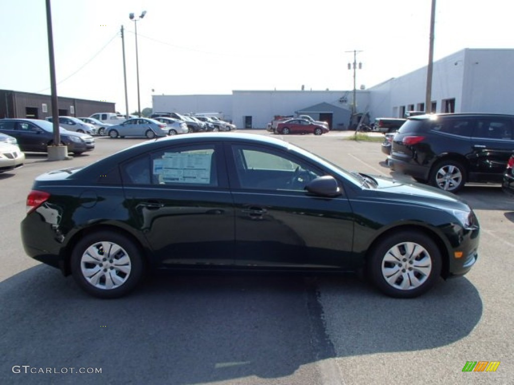 2014 Cruze LS - Rainforest Green Metallic / Jet Black/Medium Titanium photo #1