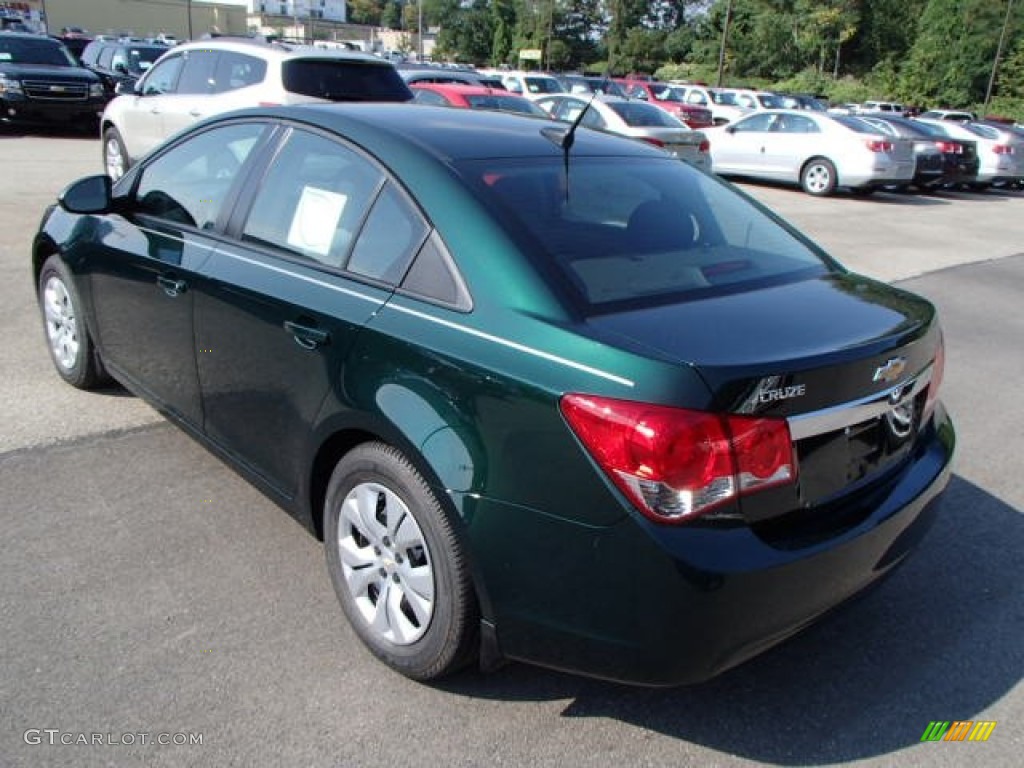 2014 Cruze LS - Rainforest Green Metallic / Jet Black/Medium Titanium photo #6