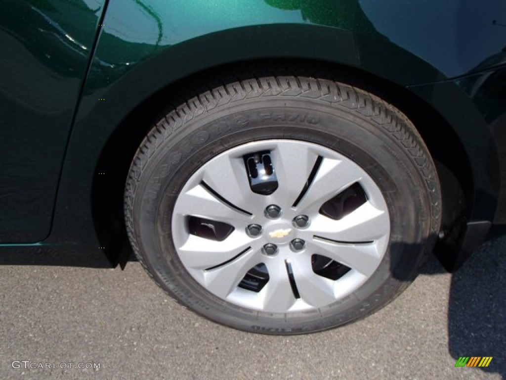 2014 Cruze LS - Rainforest Green Metallic / Jet Black/Medium Titanium photo #9